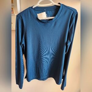 2/$30 NWT Ribbed Dark Teal Long sleeve